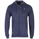 Atticus Men's Loner Zip Through Hoody - Vintage Indigo Blue