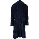 Bench Men's Fleeced Hooded Bathrobe - Navy