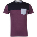 Threadbare Men's Jasper T-Shirts - Wine Melange
