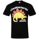 Goodie Two Sleeves Men's Steakosaurus Graphic T-Shirt - Black