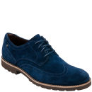Rockport Men's LH Wingtip Shoes - Navy Suede