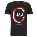 Jack & Jones Men's Overlay T-Shirt - Black