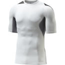 adidas Men's Tech Fit Cool Short Sleeve Compression Top - White