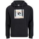 Rip Curl Men's Icon Yardages Logo Pop Over Fleece Hoody - Black 