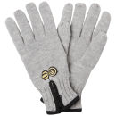 Crosshatch Men's Zipline Thinsulate Gloves - Light Grey Marl