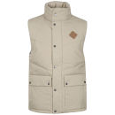 Urban Stone Men's Conway Utility Puffa Gilet - Stone