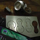 Touch of Ginger Wallet Emergency Cufflinks