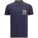 Brave Soul Men's Structure Polo Shirt - Navy