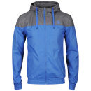 Carter Men's Fleece Lined Nylon Jacket - Grey/Cobalt