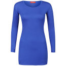 Influence Women's Bodycon Long Sleeve Mini Dress - Cobalt Blue