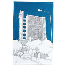 Trellick Tower Tea Towel by People Will Always Need Plates