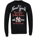 Majestic Men's Yankees Broome Crew Neck Sweatshirt - Black