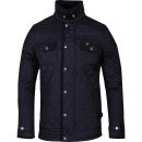 Le Breve Men's Mario Quilted Jacket - Navy