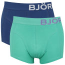 Bjorn Borg Seasonal Solids Men's 2 Pack Boxer Shorts - True Navy