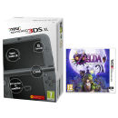 NEW 3DS XL Metallic Black Console - Includes Legend of Zelda: Majora's Mask