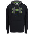 Under Armour Men's Storm Armour Big Logo Hoody - Black/Gecko Green