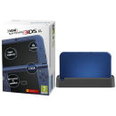 NEW 3DS XL Metallic Blue Console - Includes Black Charging Cradle