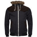 Brave Soul Men's Rainforest Padded Jacket - Black