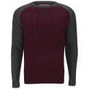 Tokyo Laundry Men's Matty Raglan Jumper - Oxblood
