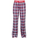 Bench Men's Tartan Check Lounge Pants - Red