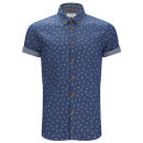 Jack & Jones Men's Duffle Shirt - Dress Blue
