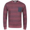 D-code Men's Clark Fleece - Cranberry Marl