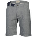 Boxfresh Men's Houndstooth Dannon Shorts - Blue Chambray