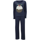 Tom Franks Women's Christmas Pyjamas - Navy Pudding