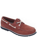 Rockport Men's Summer Tour 2 Eye Boat Shoes - Red/Navy