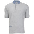 Boxfresh Men's Kordes Chambray Collar Polo Shirt - Grey Marl