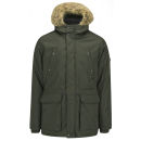 Ringspun Men's Mike Ripstop Parka Coat - Khaki
