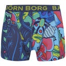 Bjorn Borg Men's Short Shorts - Welcome to the Jungle - Mint Leaf
