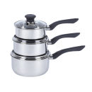Russell Hobbs Fusion 3 Piece Stainless Steel Pan Set