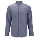 Original Penguin Men's Long Sleeve Oxford Shirt - Patriot Blue