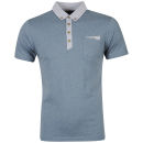 Boxfresh Men's Kaiyo Polo Shirt - Blue Fleck