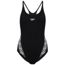 Speedo Women's Monogram Swimsuit - Black/White