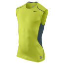 Nike Men's Hypercool Fitted Sleeveless Training T-Shirt - Volt/Night Shade