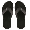 Dunlop Men's Embossed Slide Flip Flops - Black/White