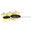 Morphy Richards Accents 5 Piece Pan Set - Yellow