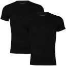 Bench Men's 2 Pack Crew Neck  T-Shirt - Black