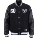 Majestic Men's Dean Letterman Raiders Jacket - Black