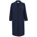 Glamorous Women's Duster Longline Coat - Navy