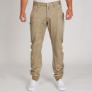 Eto Men's 141 Ribbed Cuffed Chino -Beige