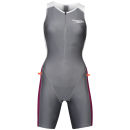 Speedo Women's Triathlon Suit - Dapple Grey/Berry
