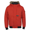 Jack & Jones Men's Alaska Fur Trim Jacket - Red