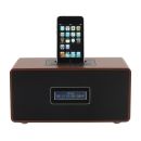 Intempo Retro 2.0 Channel Wooden DAB Radio with iPod Dock