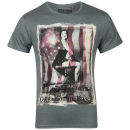 Brave Soul Men's Patriot America Flag and Girl Print T-Shirt - Green