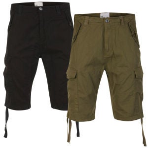 55 Soul Men's 2-Pack Conway Shorts - Black/Khaki