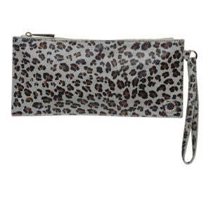 French Connection Women's Sweetie Leopard Print Clutch Bag -Leopard Black