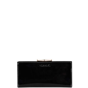 Ted Baker Haylin Enamel Bow Matinee Purse - Black Patent